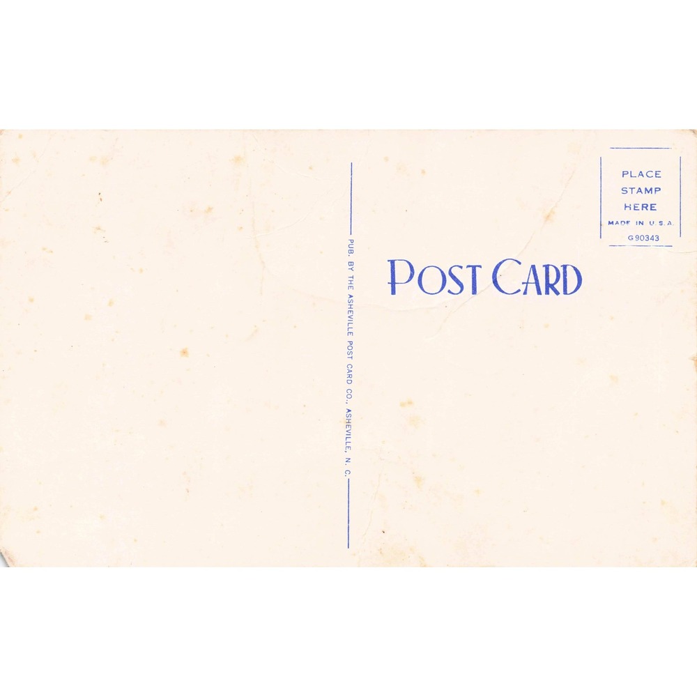 Asheville Post Card KN-660 Legend Dogwood Linen Religious c1940 Unposted VG - Picture 2 of 2